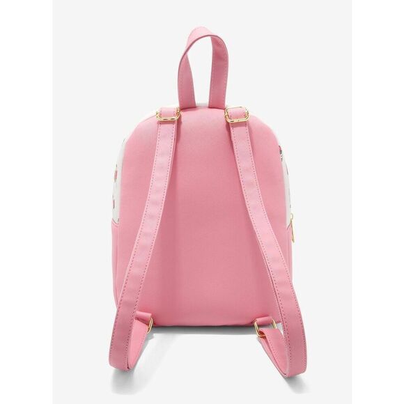Sanrio Hello Kitty Rilakkuma & Friends Pink Strawberry Mini Backpack - New - Picture 2 of 4